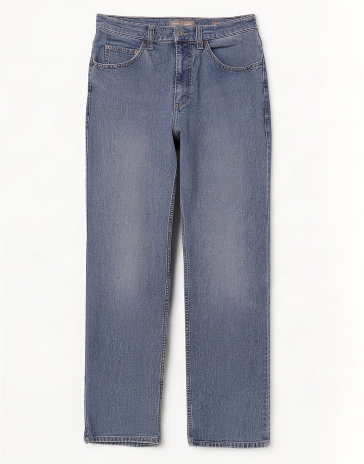 Mustang Womens Tramper Slim Jeans W33 L32 Blue Cotton
