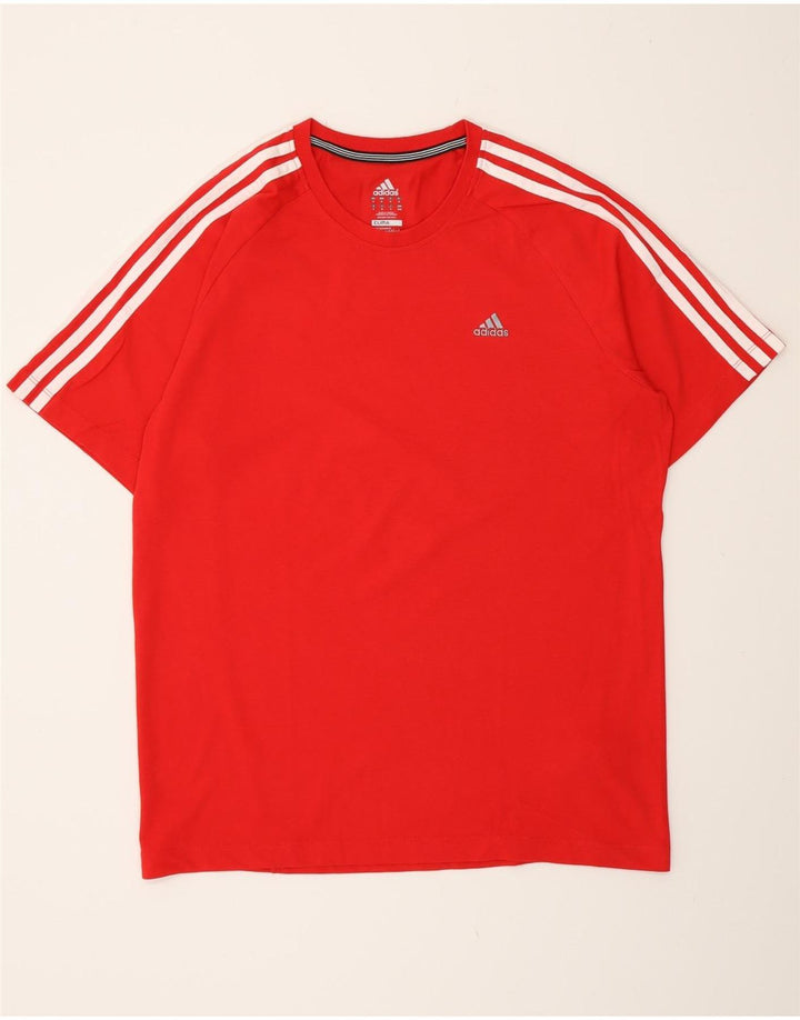 Adidas Mens Clima 365 T-Shirt Top Medium Red Cotton