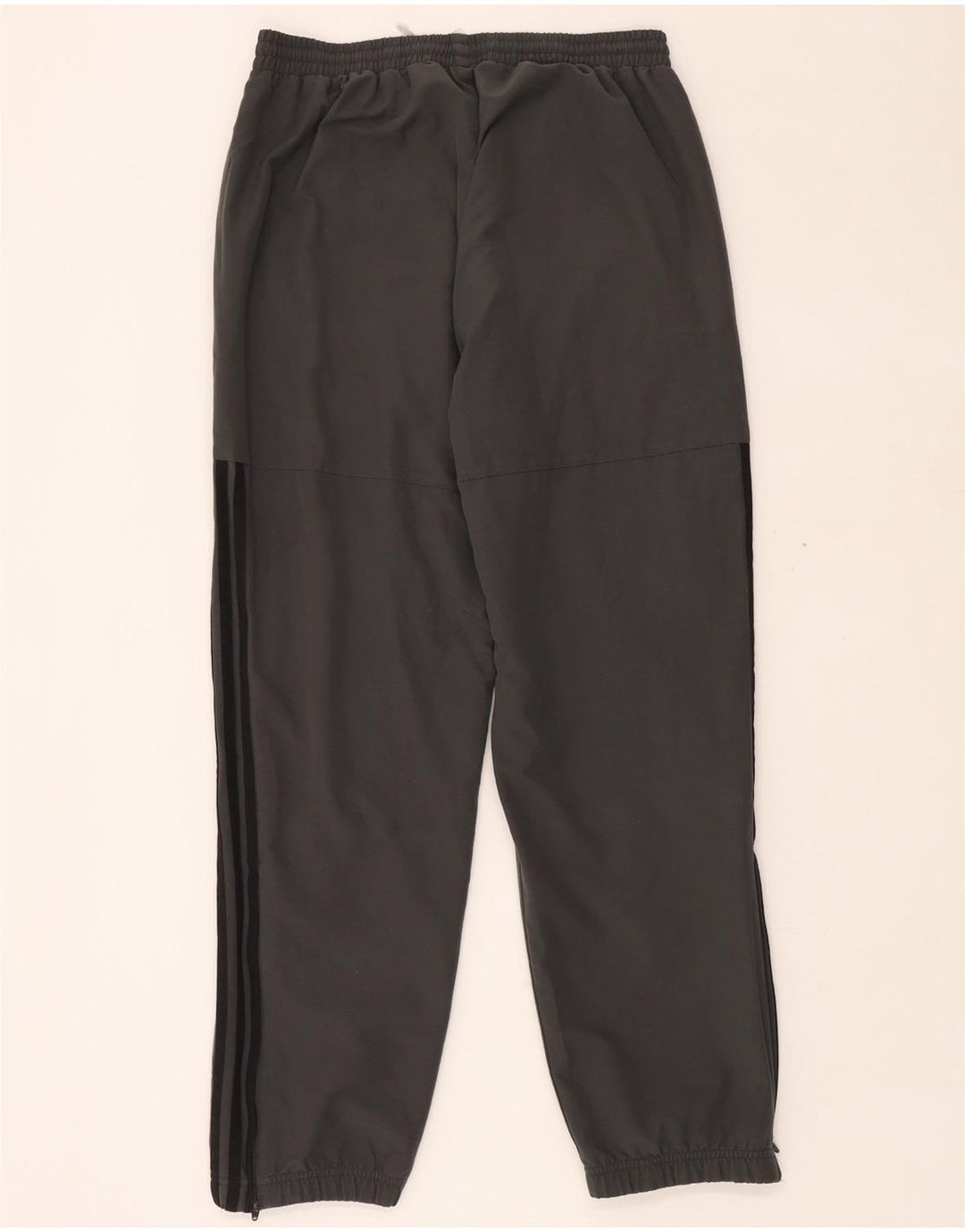 ADIDAS Mens Tracksuit Trousers Joggers Large  Grey Polyester
