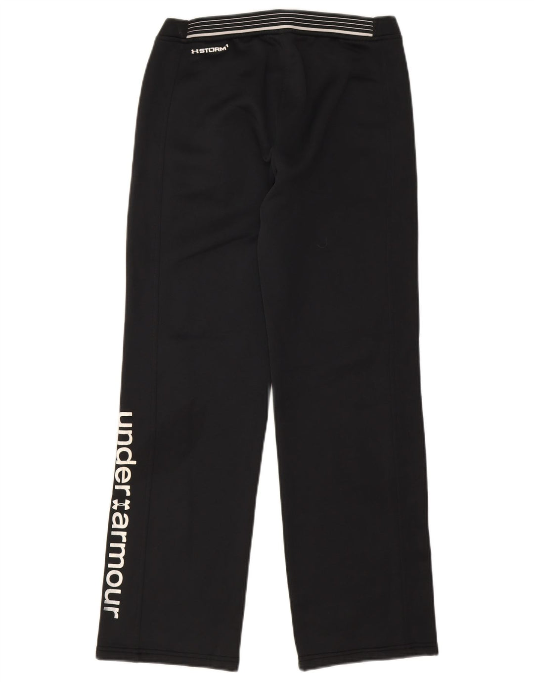 Under Armour Womens Cold Gear Graphic Tracksuit Trousers UK 12 Medium Black