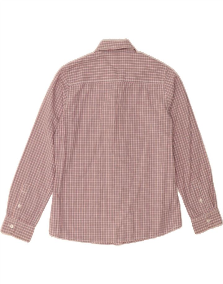 BENETTON Boys Shirt 8-9 Years Large  Red Check Cotton Vintage Benetton and Second-Hand Benetton from Messina Hembry 