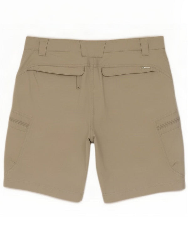 Berghaus Womens Cargo Shorts UK 12 Medium W32 Green Polyamide