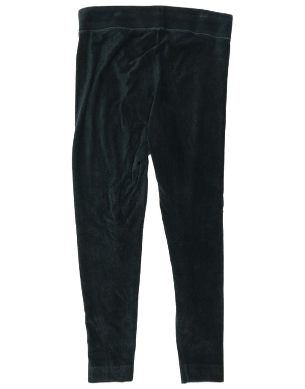 Marks & Spencer Womens Velour Leggings UK 16 Large Green
