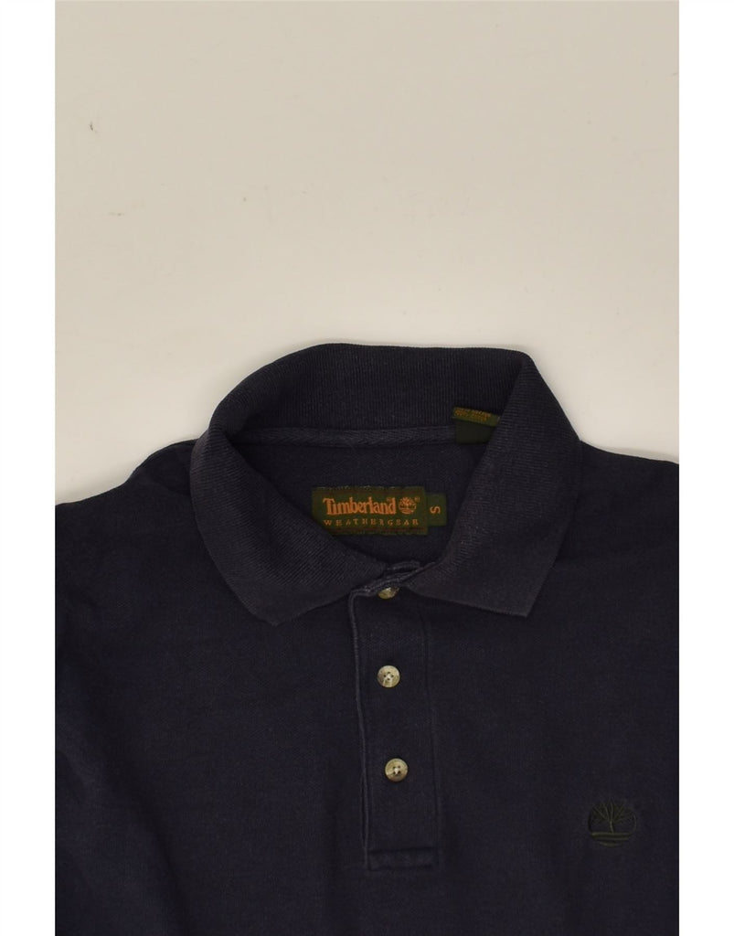 TIMBERLAND Mens Polo Shirt Small Navy Blue Cotton | Vintage Timberland | Thrift | Second-Hand Timberland | Used Clothing | Messina Hembry 