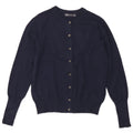 Marks & Spencer Womens Cardigan Sweater UK 10 Small Navy Blue Viscose