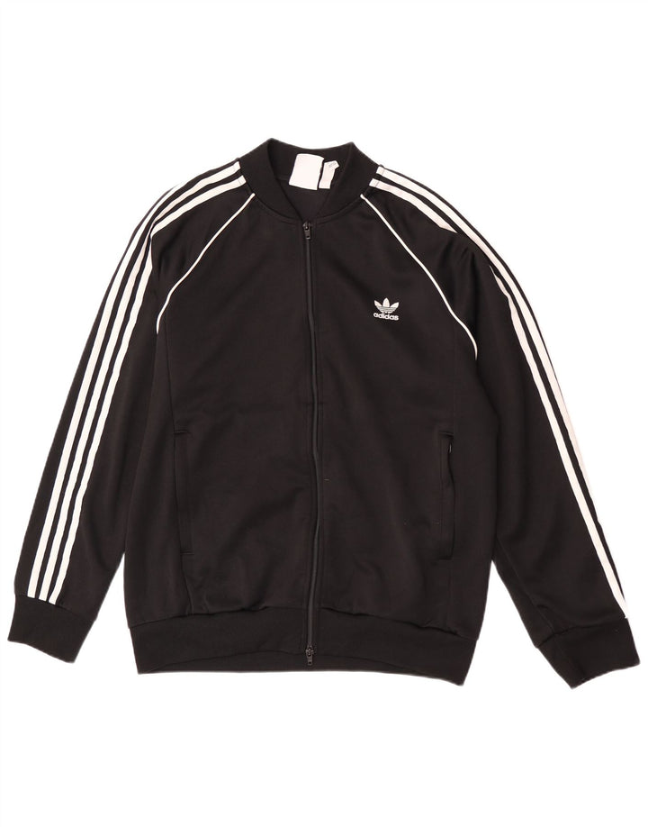 Adidas Mens Tracksuit Top Jacket XL Black Polyester