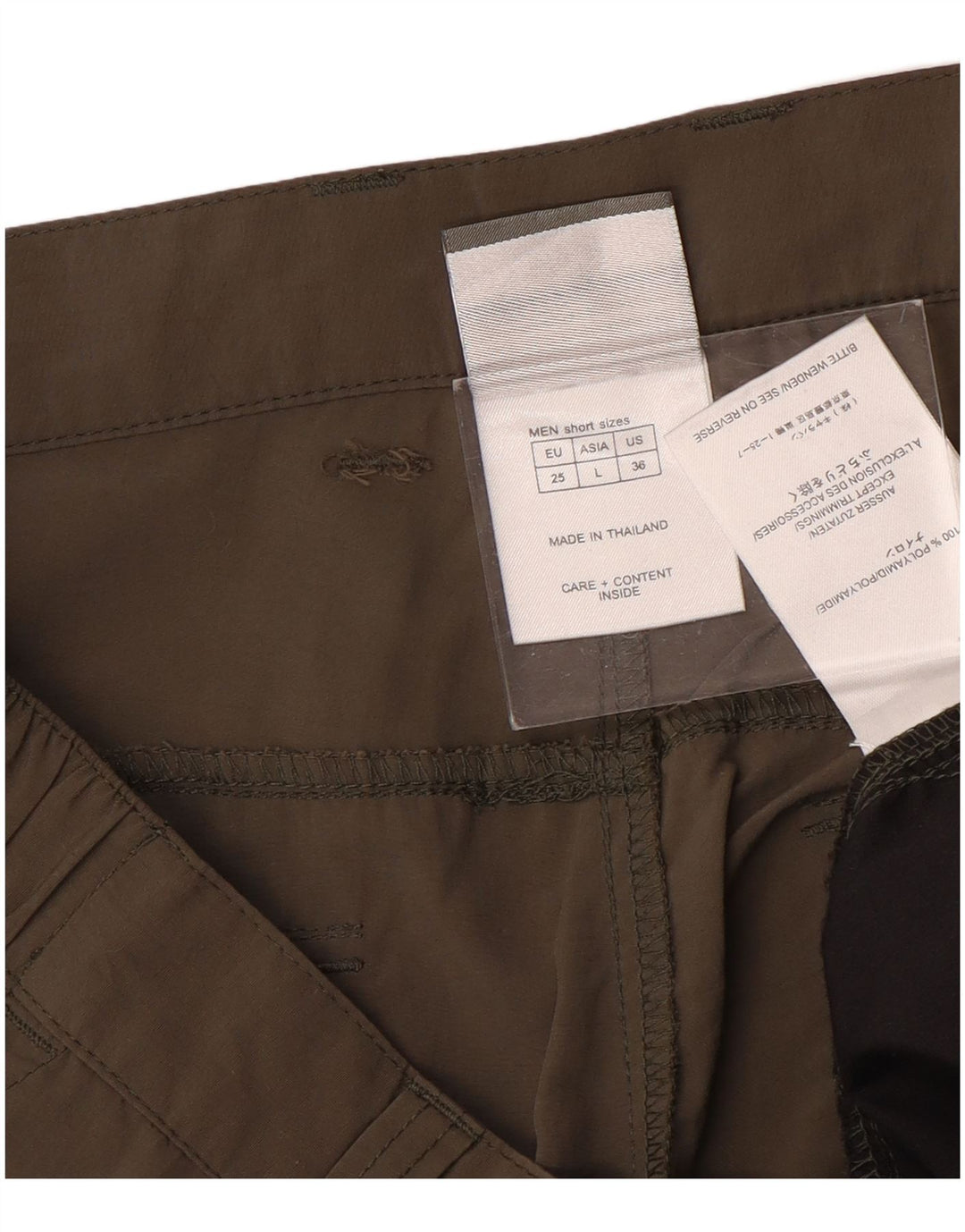 Jack Wolfskin Mens Straight Casual Trousers W36 L33 Beige Polyamide