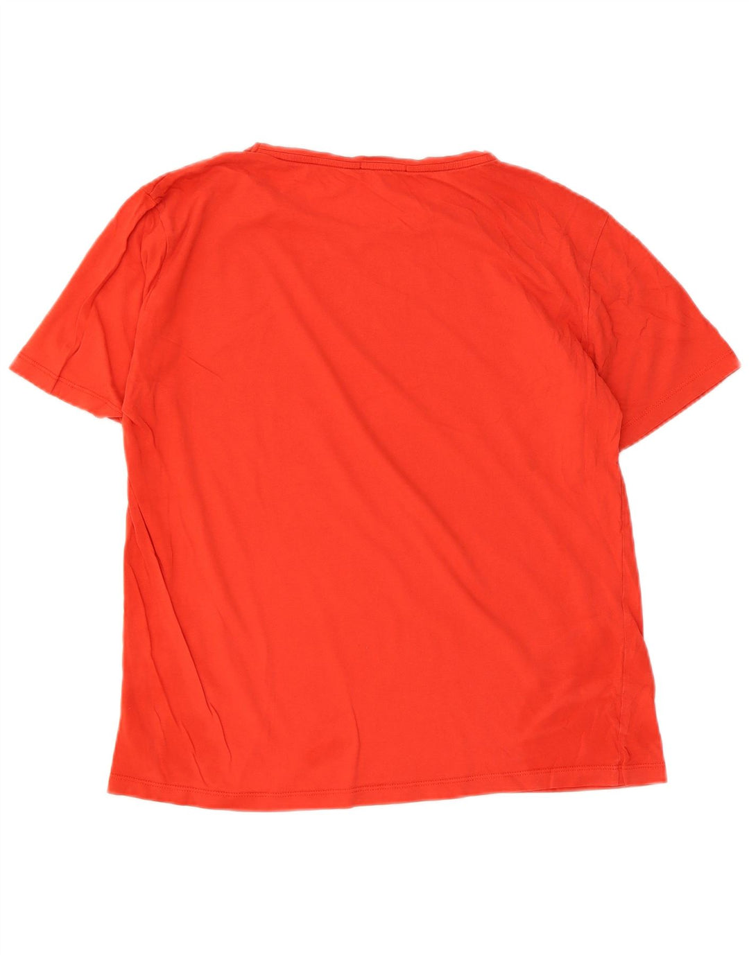 Tommy Hilfiger Womens T-Shirt Top UK 14 Medium Red Cotton