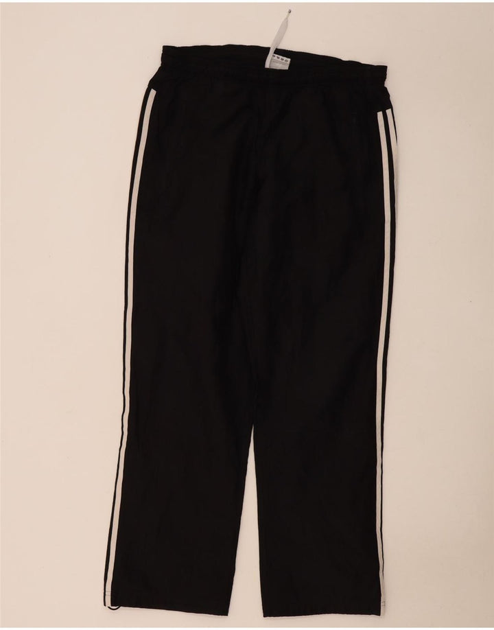 Adidas Mens Tracksuit Trousers UK 40/42 Medium Black Polyester