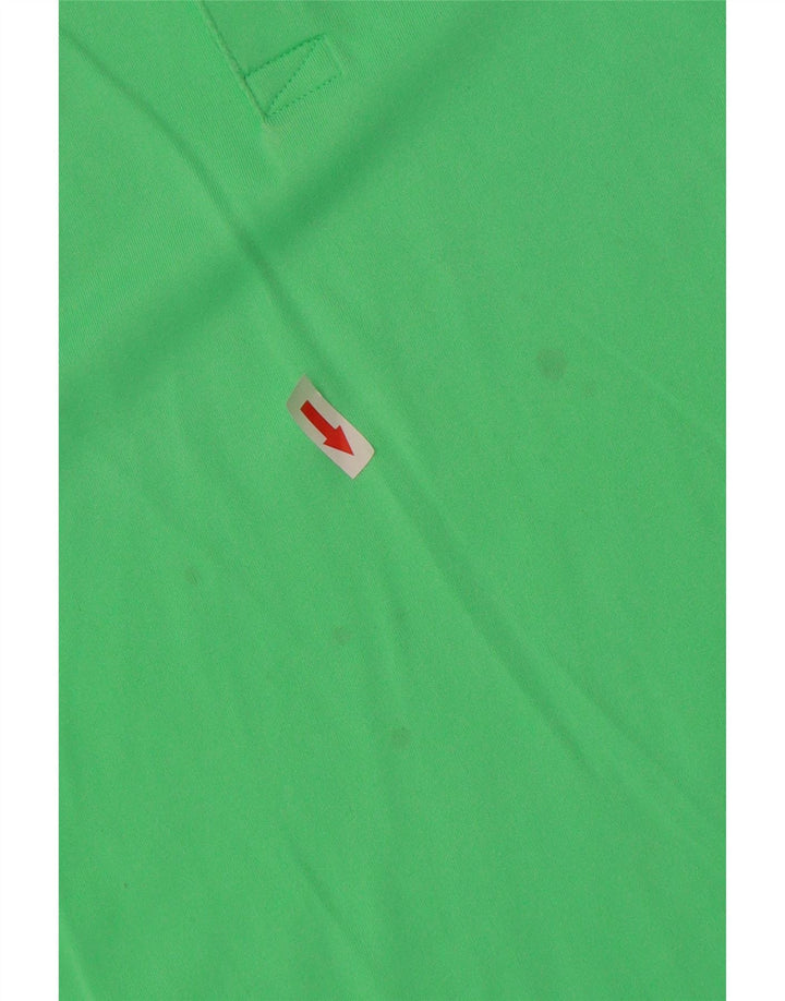 Nike Mens Polo Shirt Small Green Polyester Sports