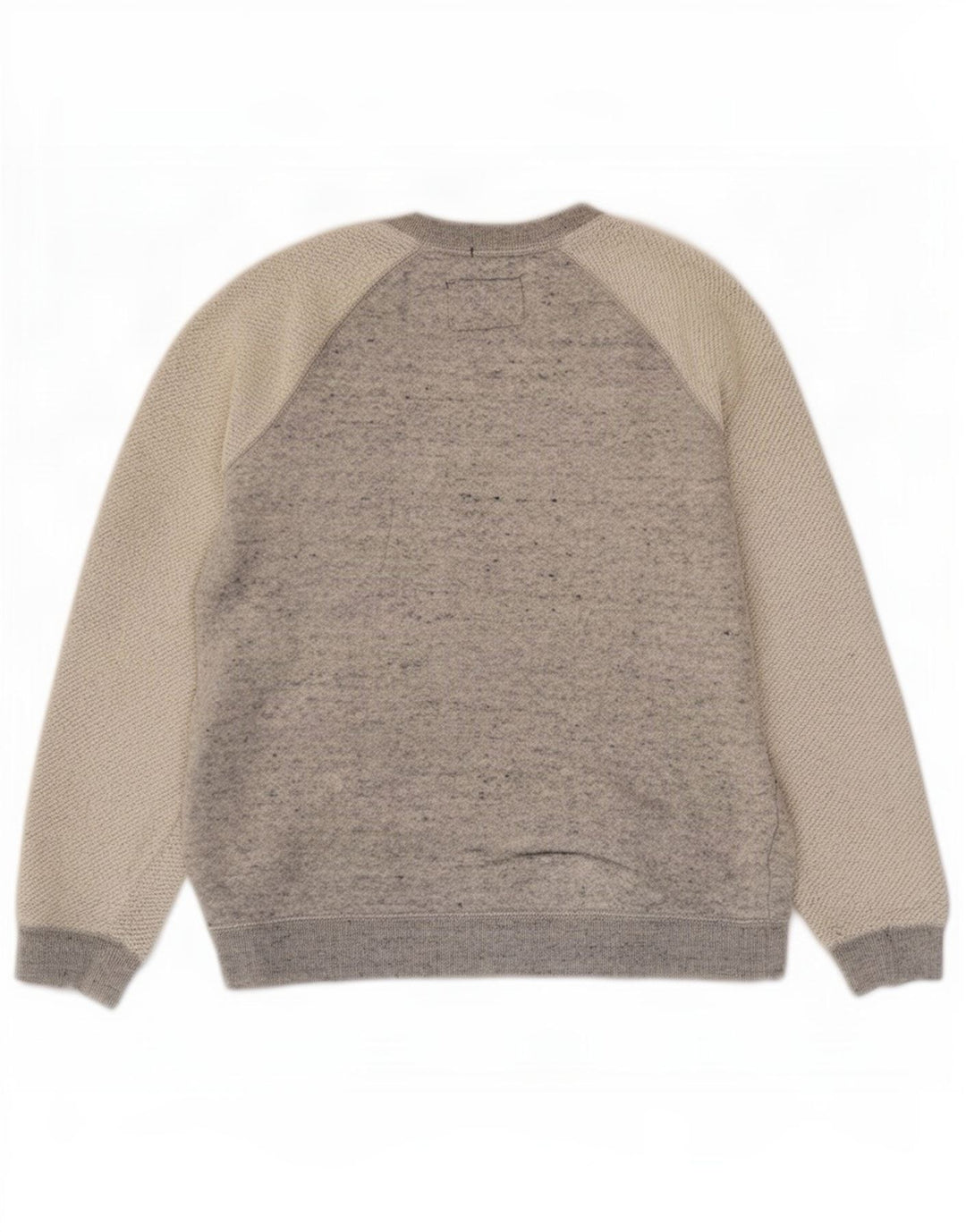 Superdry Womens Graphic Sweatshirt Jumper UK 10 Small Grey Colourblock