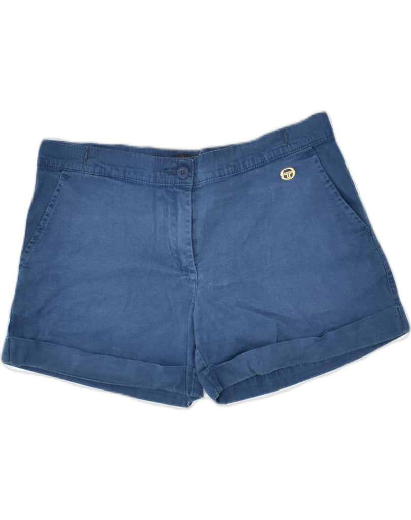 SERGIO TACCHINI Womens Hot Pants W32 Large Blue | Vintage Sergio Tacchini | Thrift | Second-Hand Sergio Tacchini | Used Clothing | Messina Hembry 