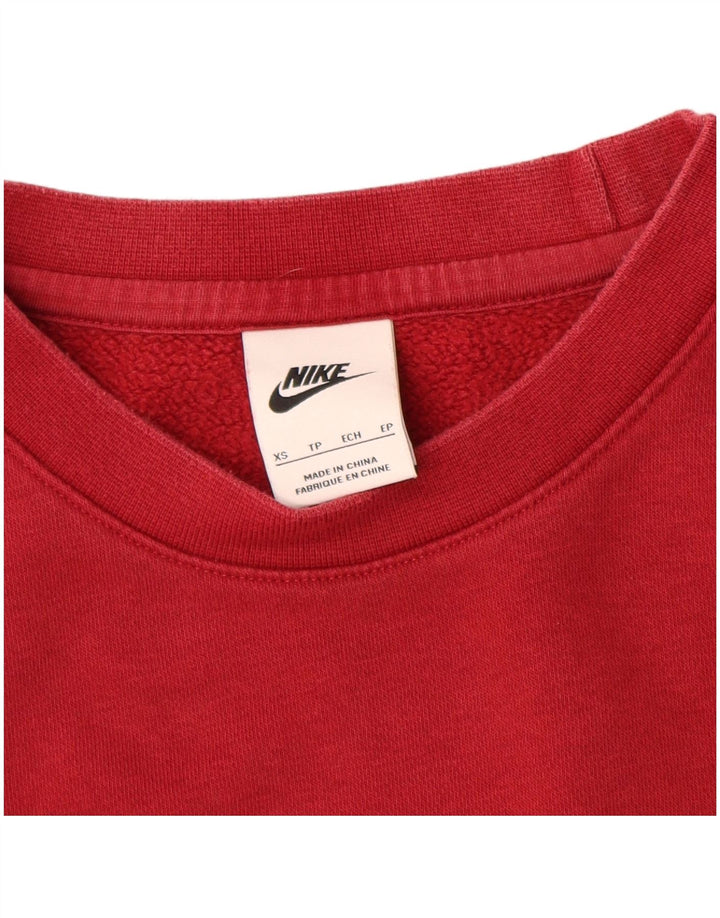 Nike Mens Sweatshirt Jumper XS Red Cotton