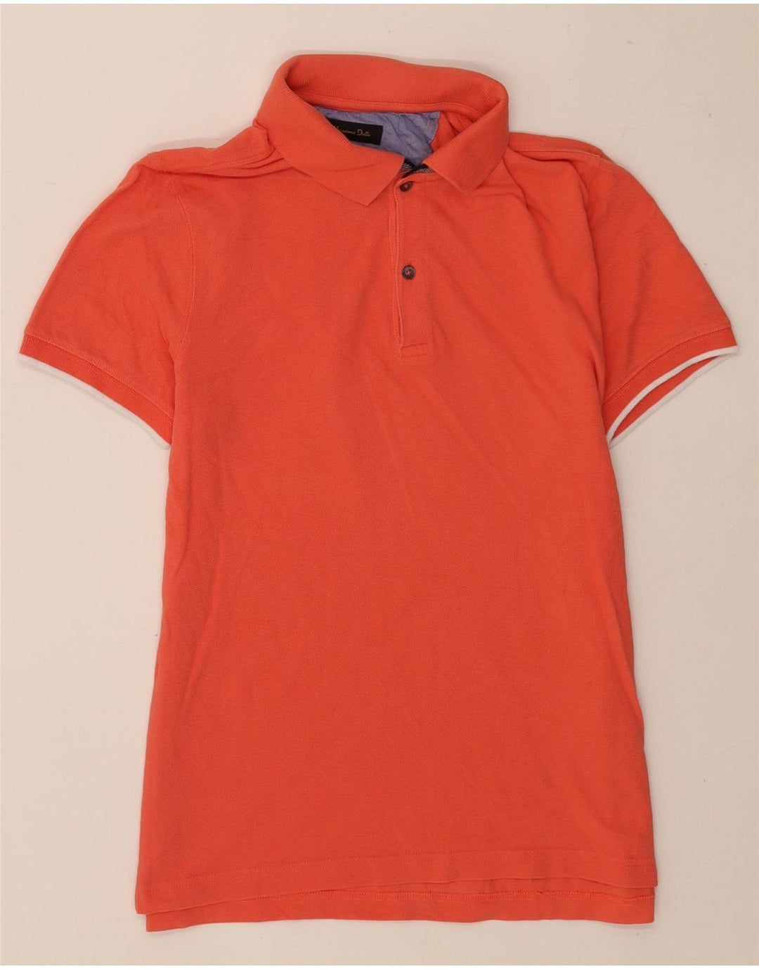 Massimo Dutti Boys Casual Fit Polo Shirt 13-14 Years Medium Orange