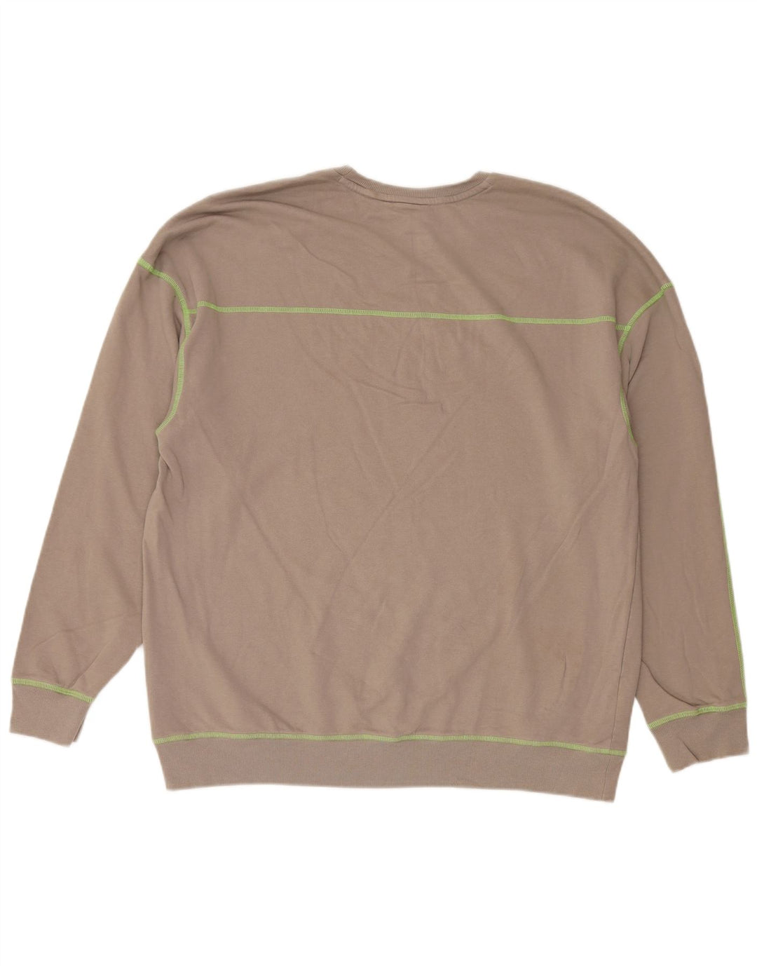 Calvin Klein Mens Graphic Top Long Sleeve Large Brown Cotton