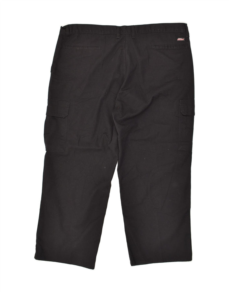 DICKIES Mens Straight Cargo Trousers W42 L32 Black Polyester Vintage Dickies and Second-Hand Dickies from Messina Hembry 