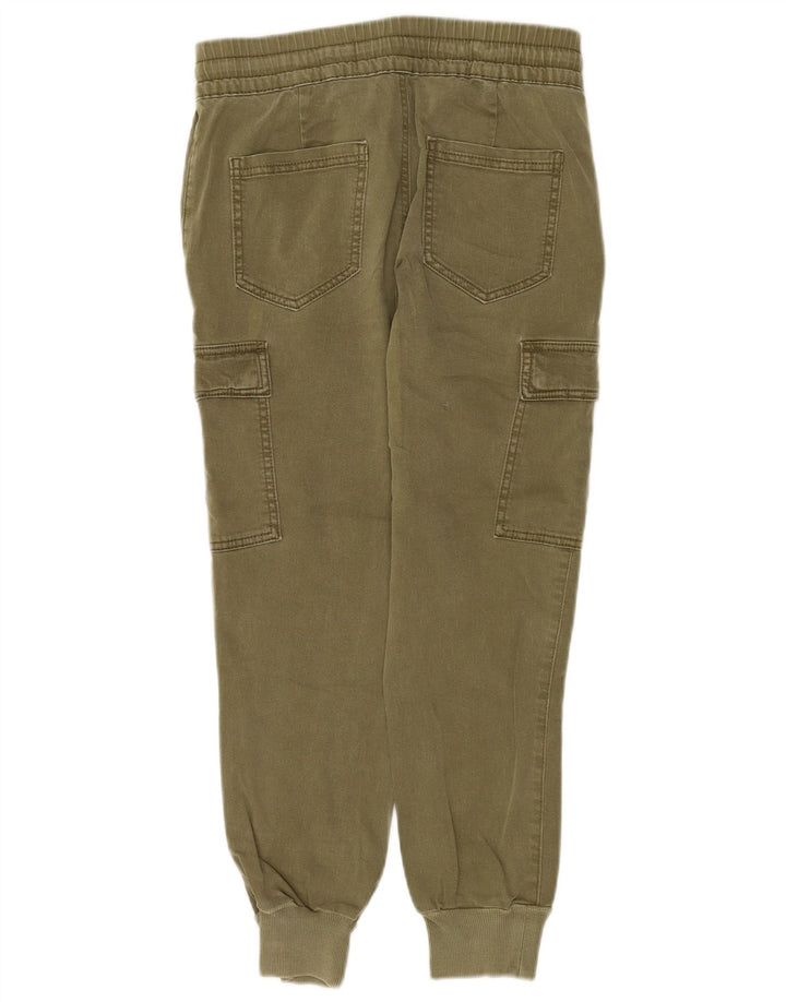 Benetton Womens Joggers Cargo Trousers W30 L25 Khaki