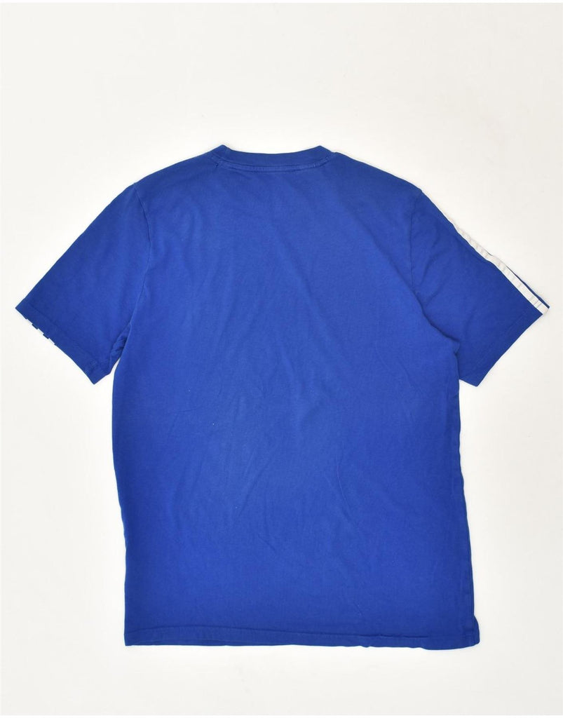 ADIDAS Boys Graphic T-Shirt Top 15-16 Years Blue Cotton | Vintage Adidas | Thrift | Second-Hand Adidas | Used Clothing | Messina Hembry 