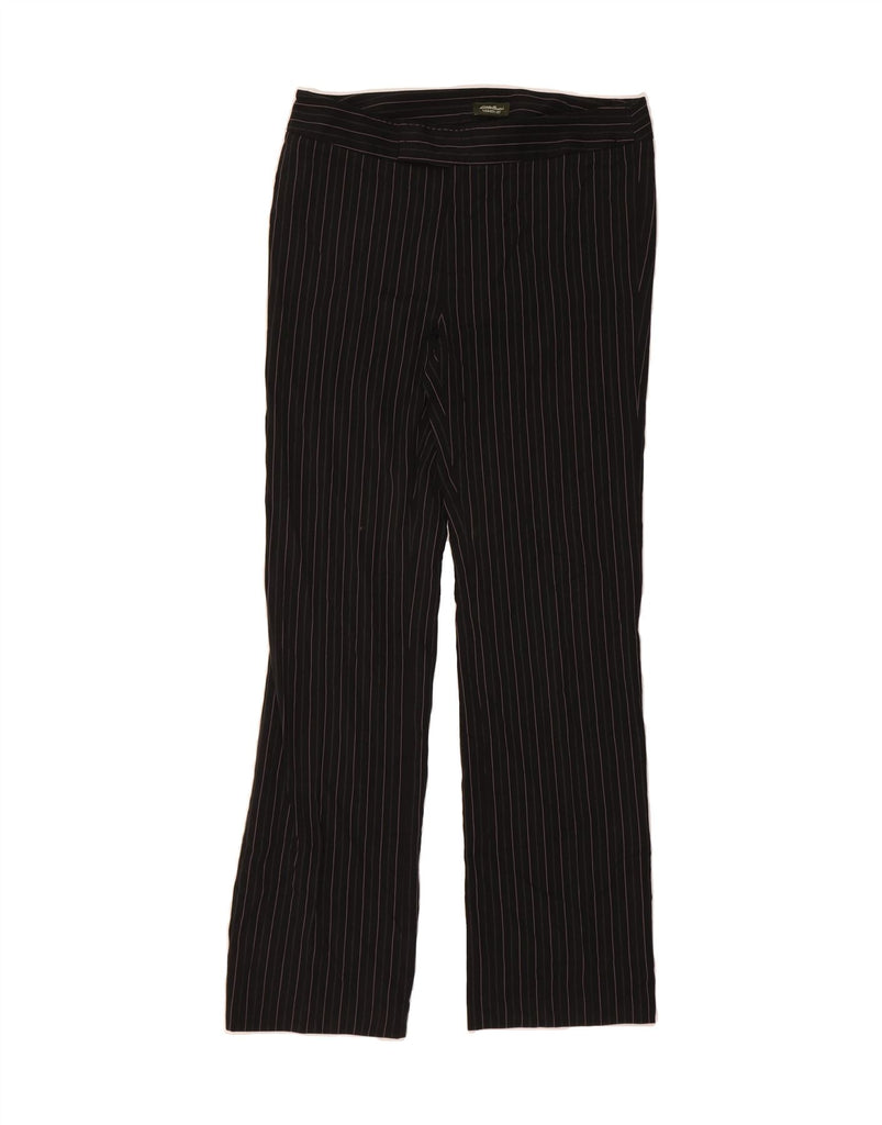 EDDIE BAUER Womens Vashon Fit Casual Trousers US 12 Large W36 L34 Black Vintage Eddie Bauer and Second-Hand Eddie Bauer from Messina Hembry 