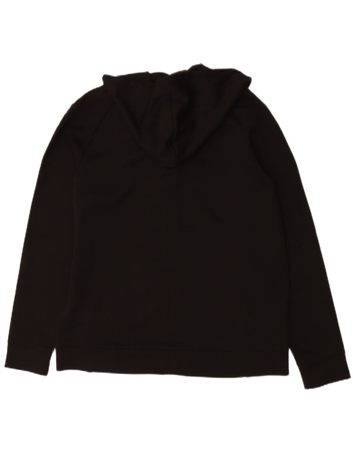 Hugo Boss Mens Zip Hoodie Sweater XL Black Polyester