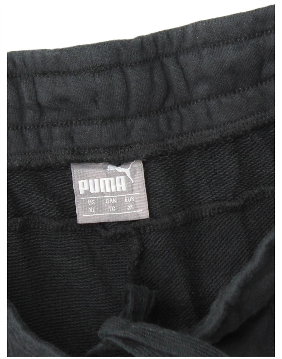 PUMA Mens Tracksuit Trousers XL  Black Cotton