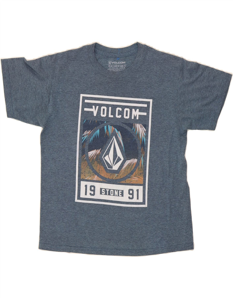 VOLCOM Boys Graphic T-Shirt Top 11-12 Years Medium Blue Cotton Vintage Volcom and Second-Hand Volcom from Messina Hembry 
