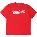 REEBOK Mens Graphic T-Shirt Top Medium Red Cotton Vintage Reebok and Second-Hand Reebok from Messina Hembry 