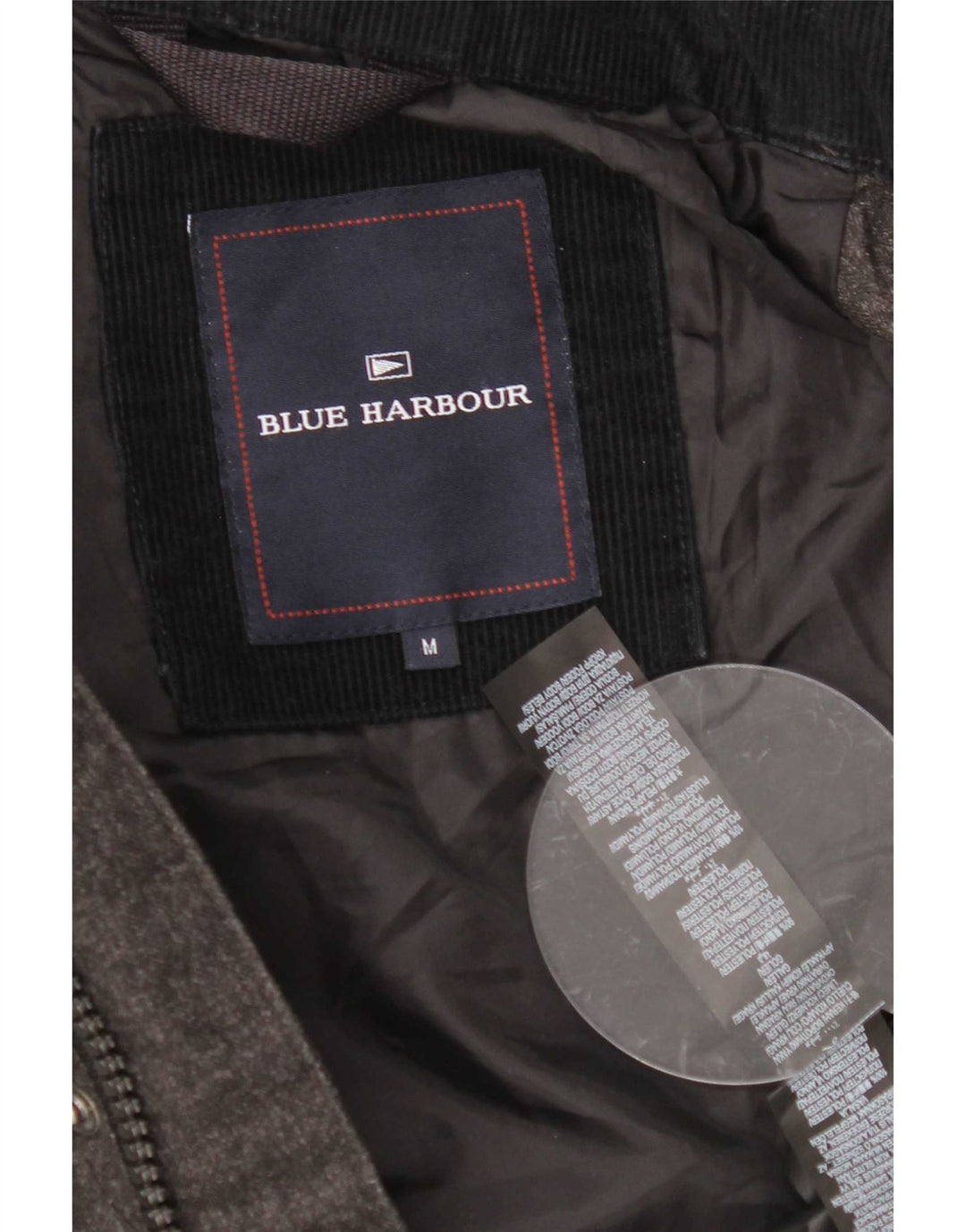 Marks & Spencer Mens Blue Harbour Quilted Utility Jacket UK 38 Medium Grey
