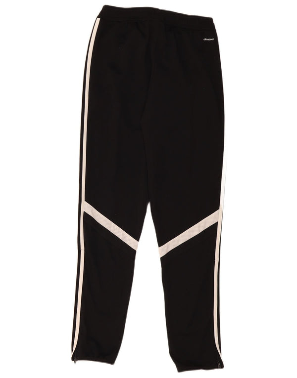 Adidas Boys Climacool Tracksuit Trousers 13-14 Years XL Black Polyester