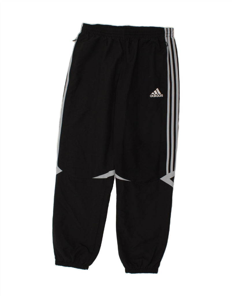 ADIDAS Mens Tracksuit Trousers Joggers Size 42/44 Large Black Polyester | Vintage Adidas | Thrift | Second-Hand Adidas | Used Clothing | Messina Hembry 