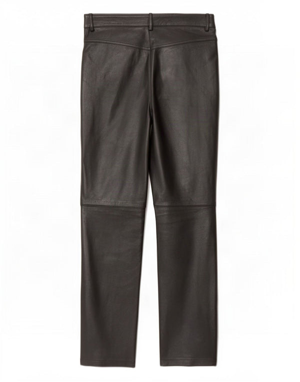 Urban Outfitters Womens Faux Leather Trousers UK 14 Medium W30 L29 Black