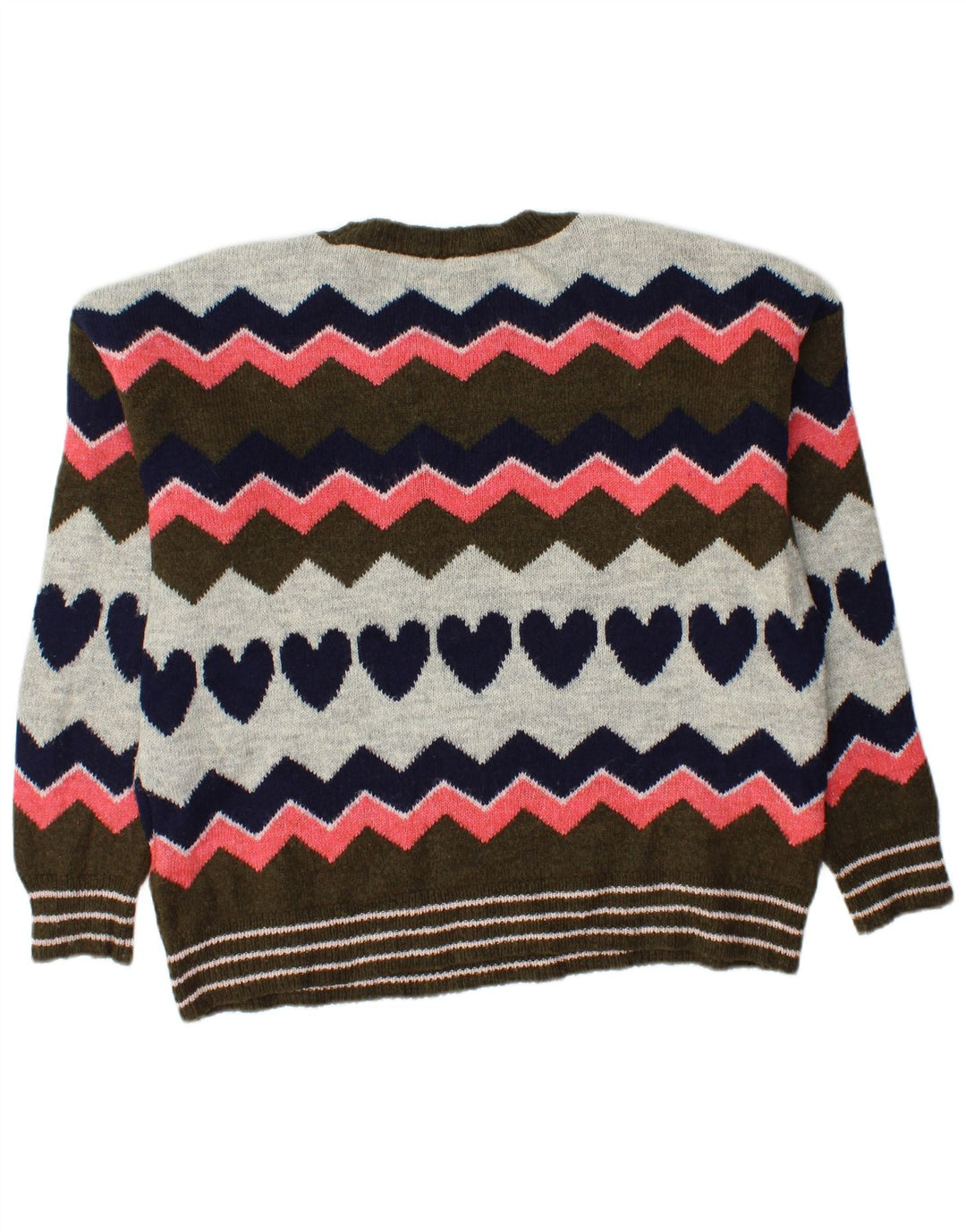 White Stuff Womens Crew Neck Jumper Sweater UK 12 Medium Multicoloured