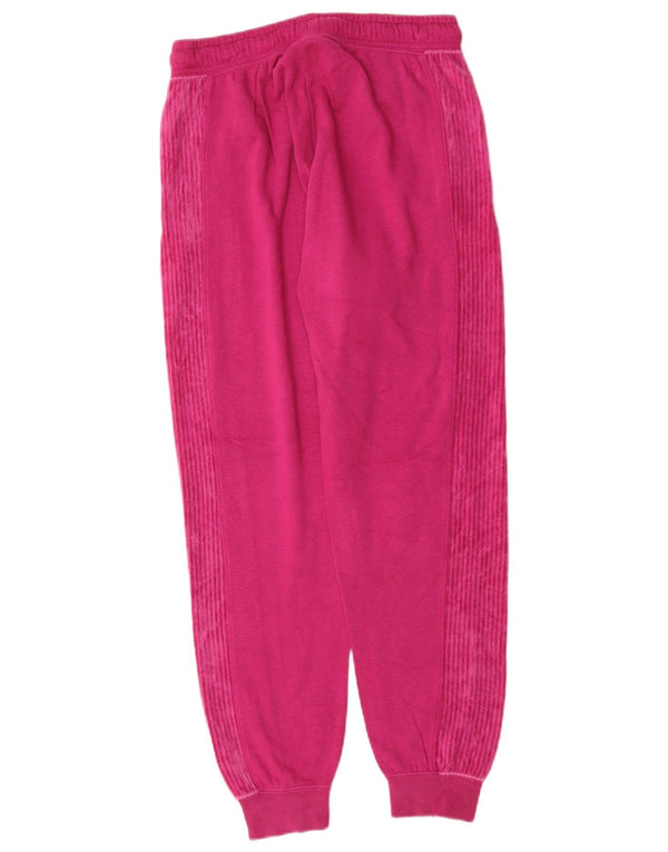 Nike Womens Tracksuit Trousers Joggers UK 10 Small  Pink Cotton