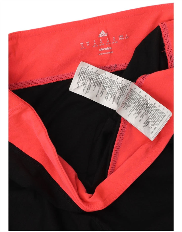 Adidas Womens Climalite Leggings UK 12/14 Medium  Black Polyester