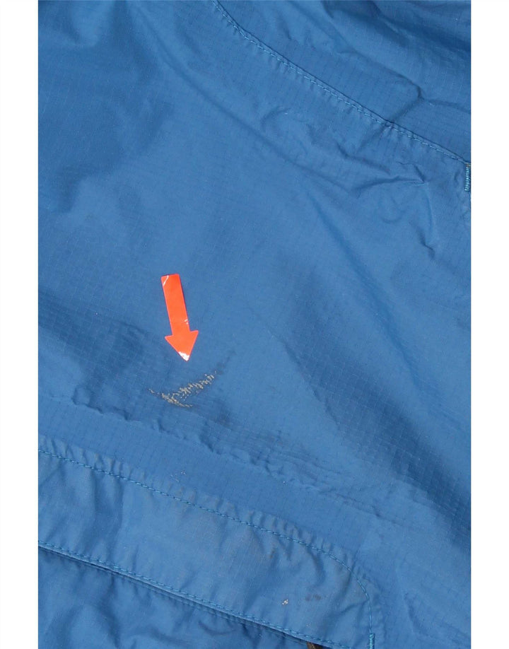The North Face Mens Rain Jacket UK 38 Medium Blue Colourblock