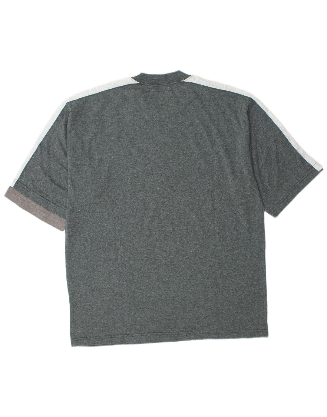 Diadora Mens Graphic Crew Neck Jumper Sweater Medium Grey Colourblock