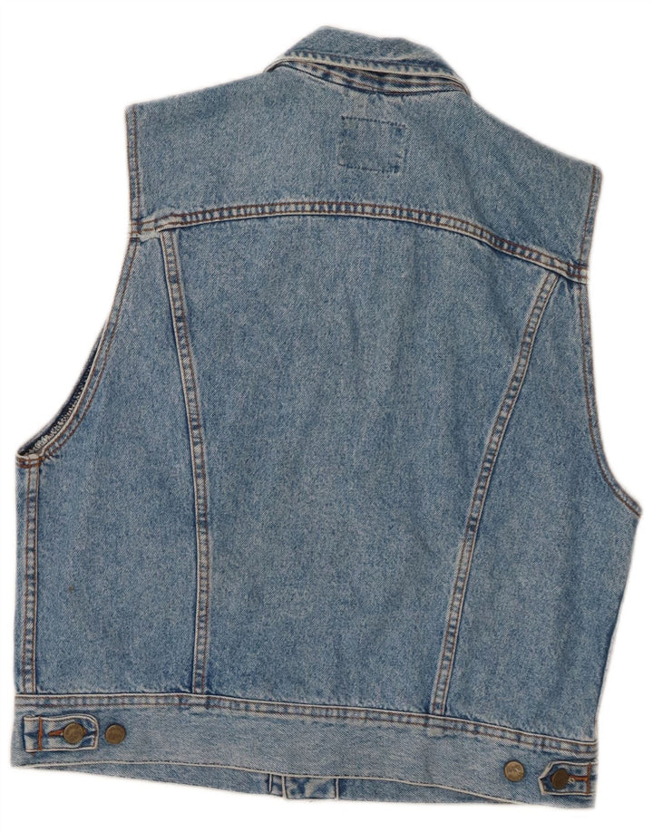 Lee Boys Denim Gilet 13-14 Years Large Blue Cotton