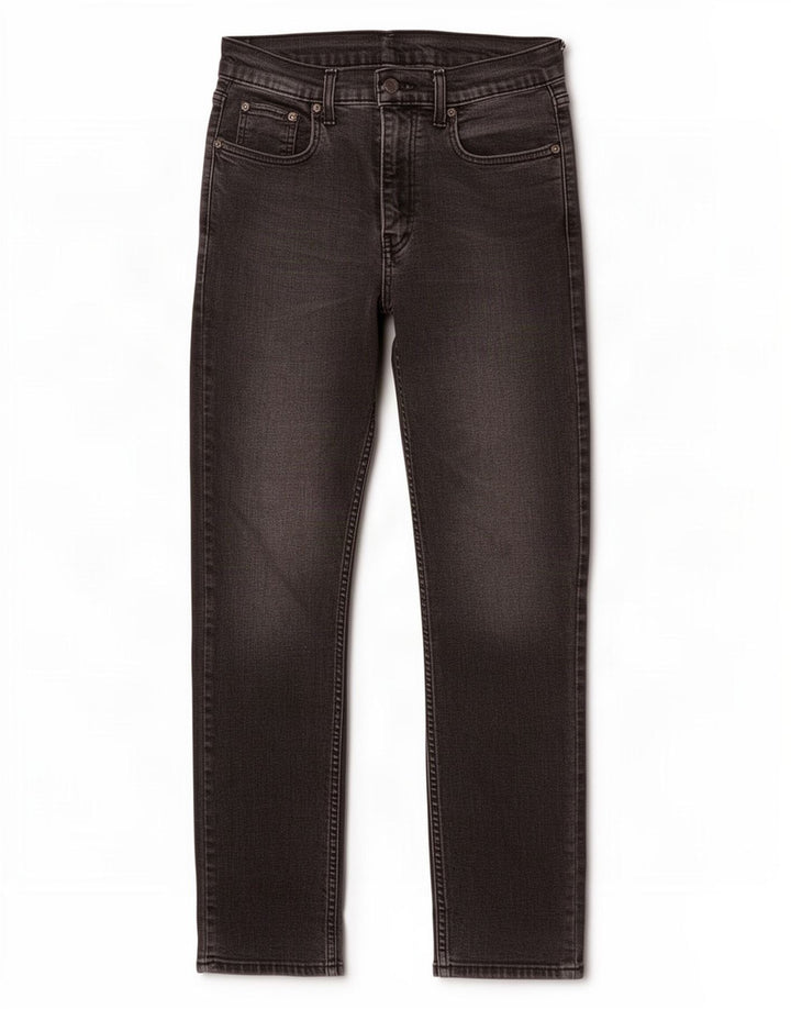 Levi's Mens Slim Jeans W30 L29 Black Cotton