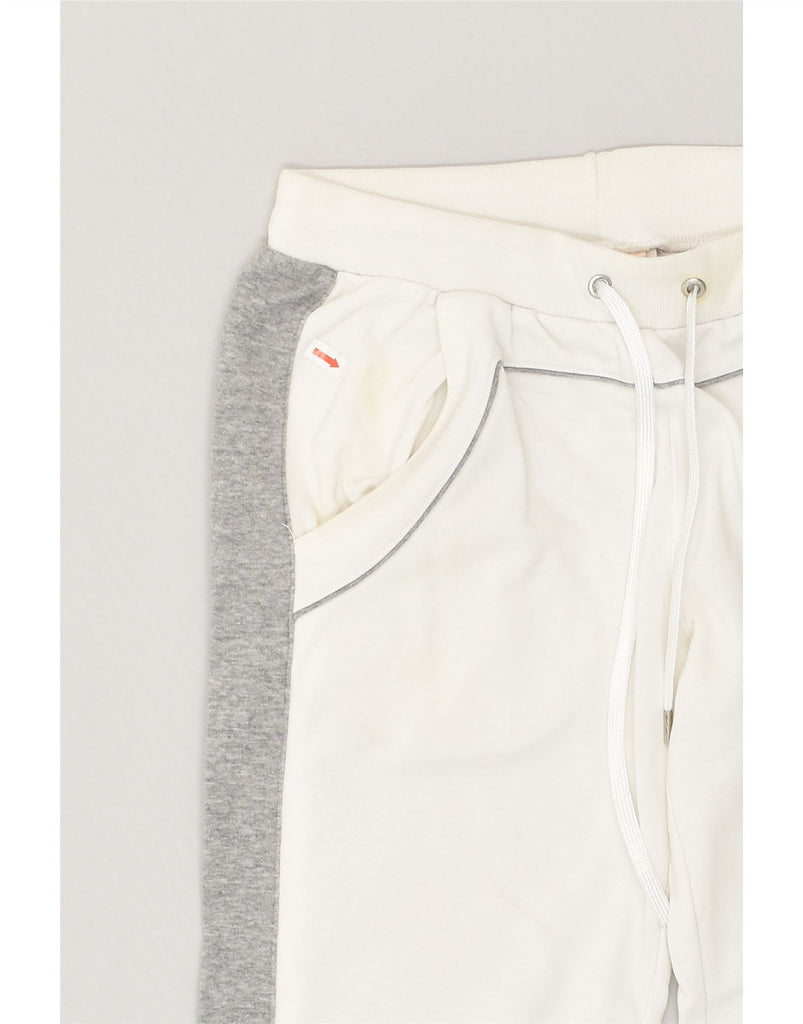 CHAMPION Mens Tracksuit Trousers Joggers Small White Cotton | Vintage Champion | Thrift | Second-Hand Champion | Used Clothing | Messina Hembry 