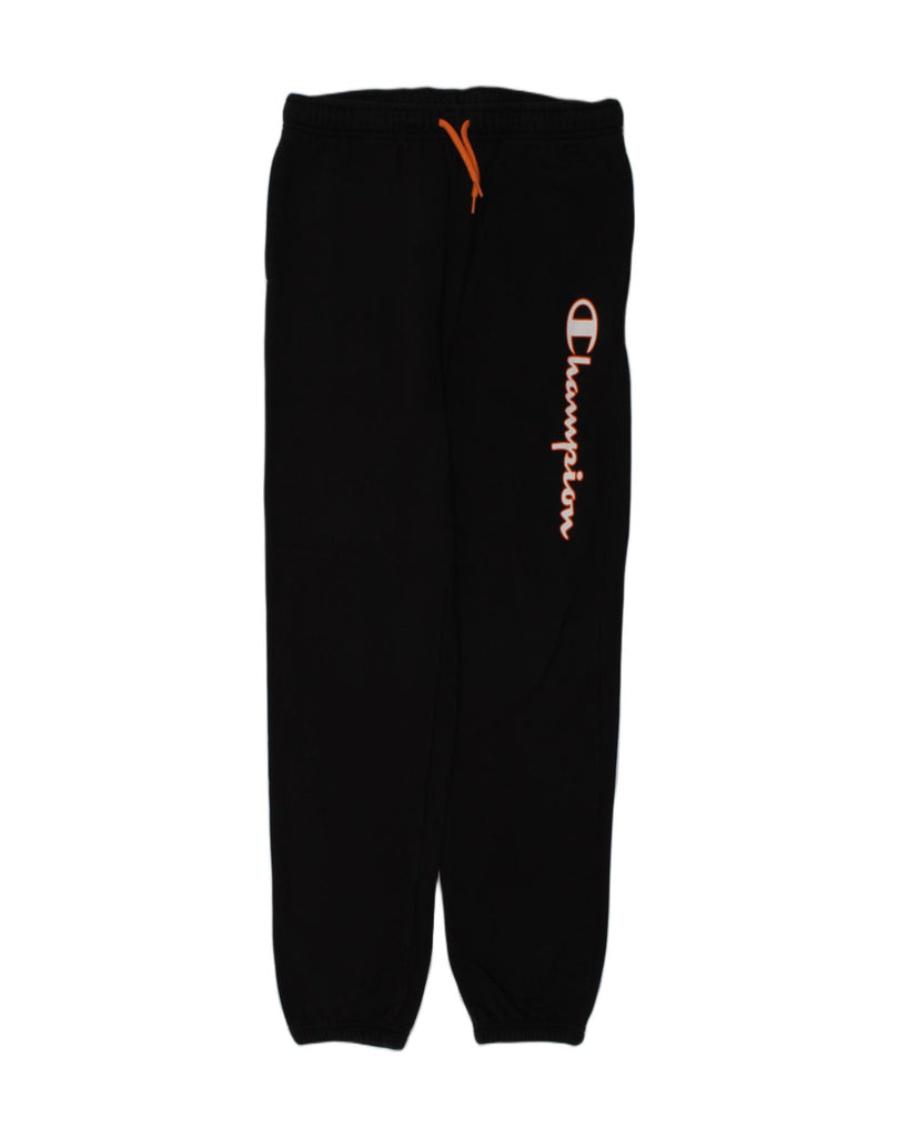 CHAMPION Girls Graphic Tracksuit Trousers Joggers 13-14 Years XL Black | Vintage Champion | Thrift | Second-Hand Champion | Used Clothing | Messina Hembry 