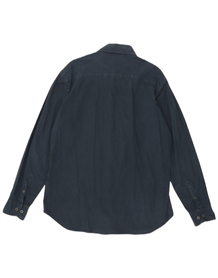 Avirex Mens Shirt XL Navy Blue Cotton