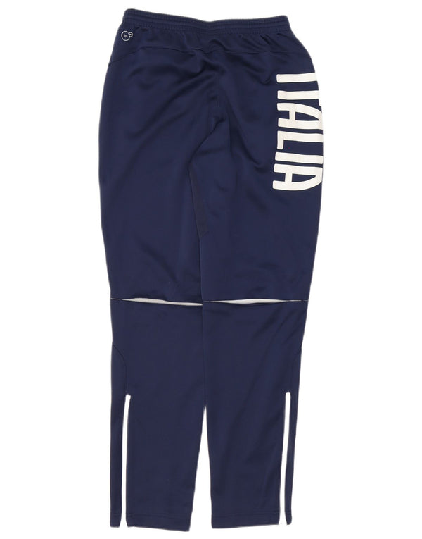 Puma Boys Italia Graphic Tracksuit Trousers 13-14 Years XL Navy Blue