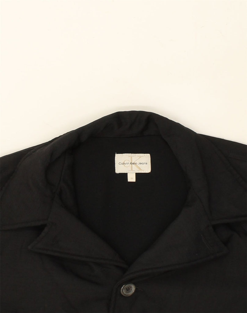 CALVIN KLEIN Boys Bomber Jacket 13-14 Years Medium Black Polyamide | Vintage Calvin Klein | Thrift | Second-Hand Calvin Klein | Used Clothing | Messina Hembry 