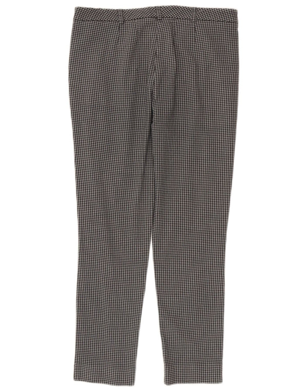 Marks & Spencer Womens Cropped Trousers UK 12 Medium W32 L25 Grey