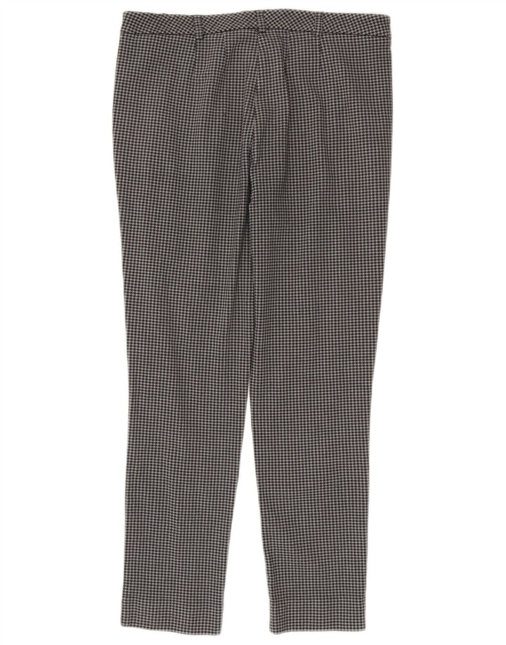Marks & Spencer Womens Cropped Trousers UK 12 Medium W32 L25 Grey