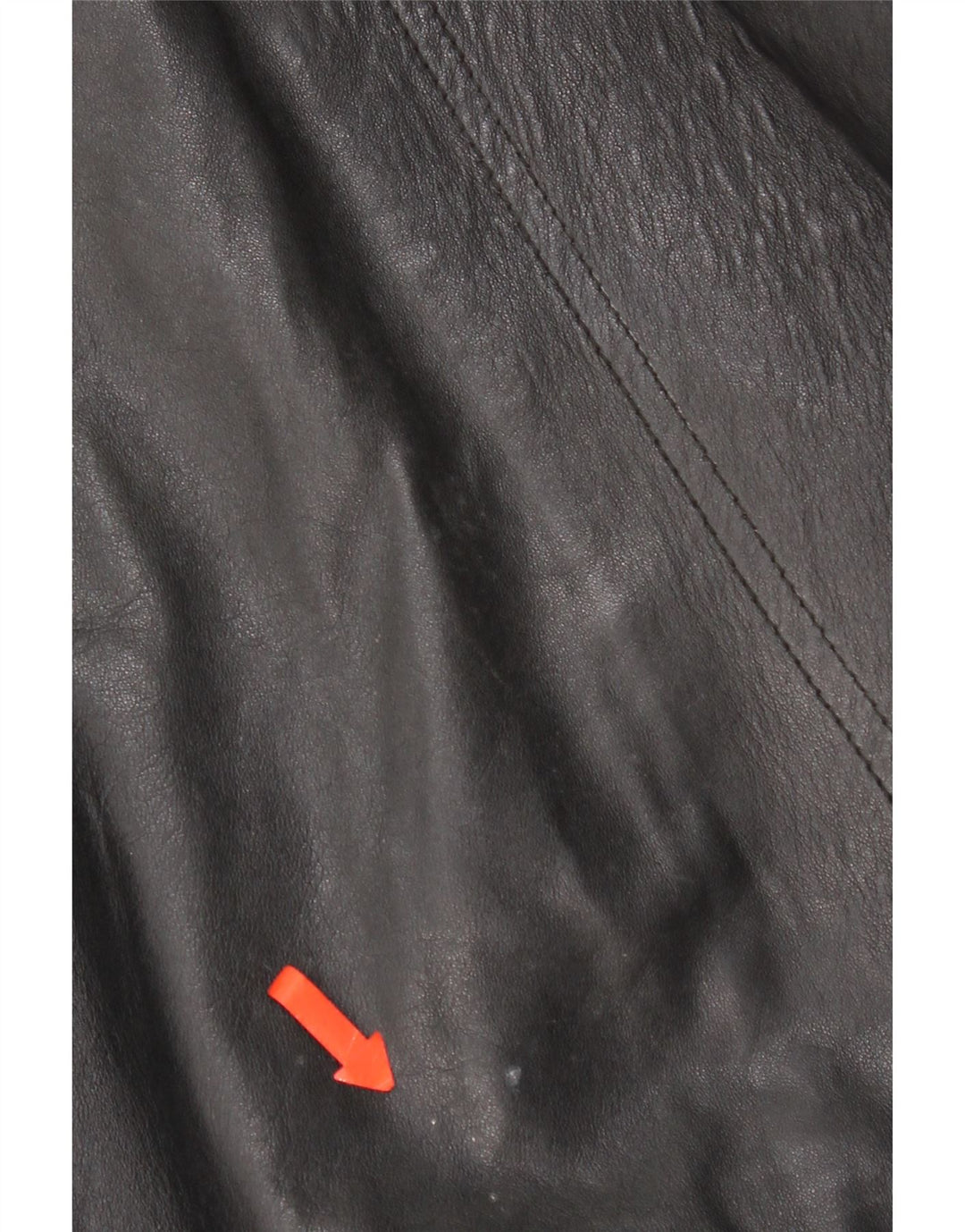 Vintage Womens Leather Jacket UK 16 Large Black Leather