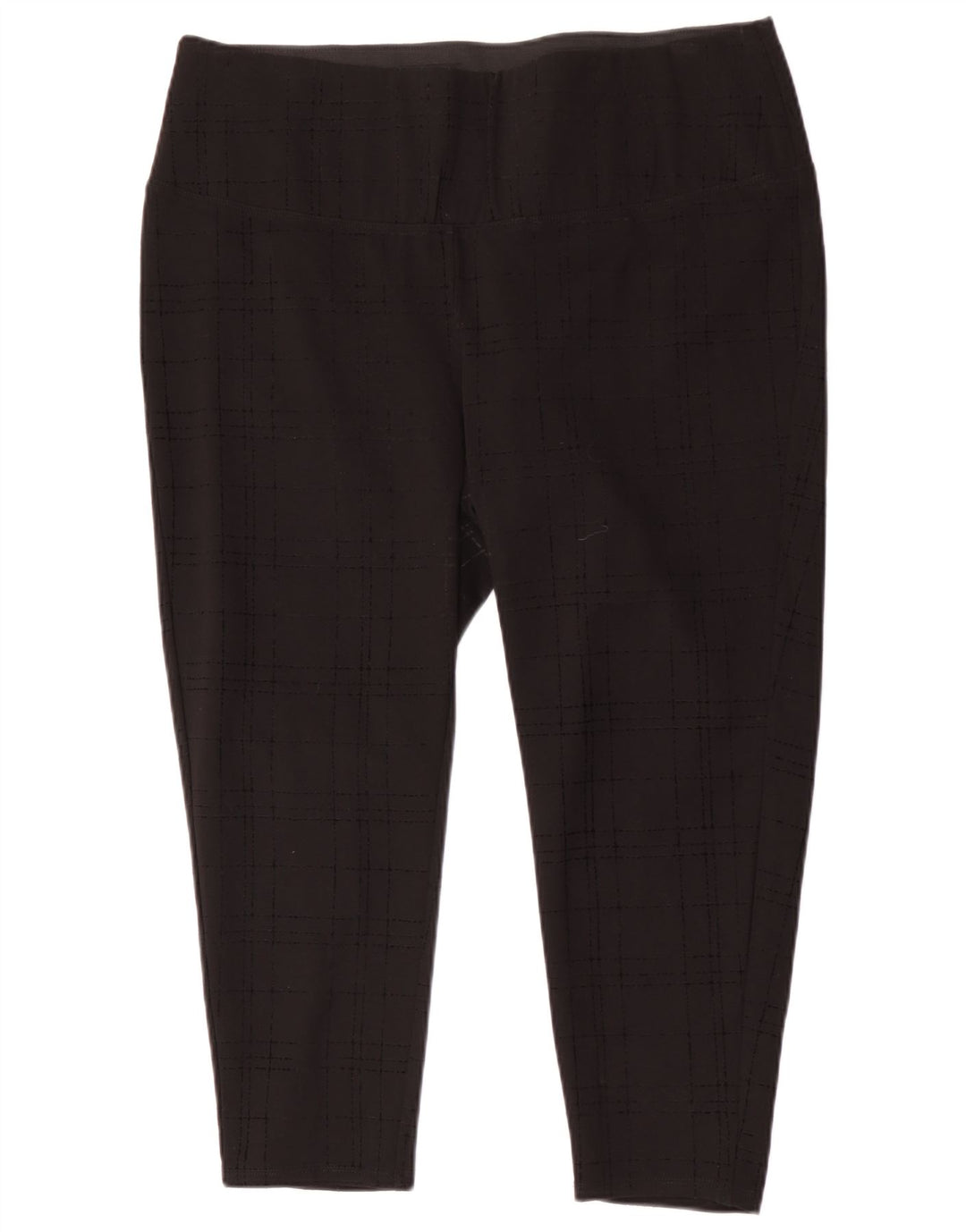 Marks & Spencer Womens Autograph Crop Leggings UK 18 XL  Black Check