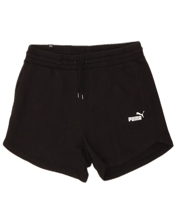 Puma Womens Sport Shorts UK 14 Large Black