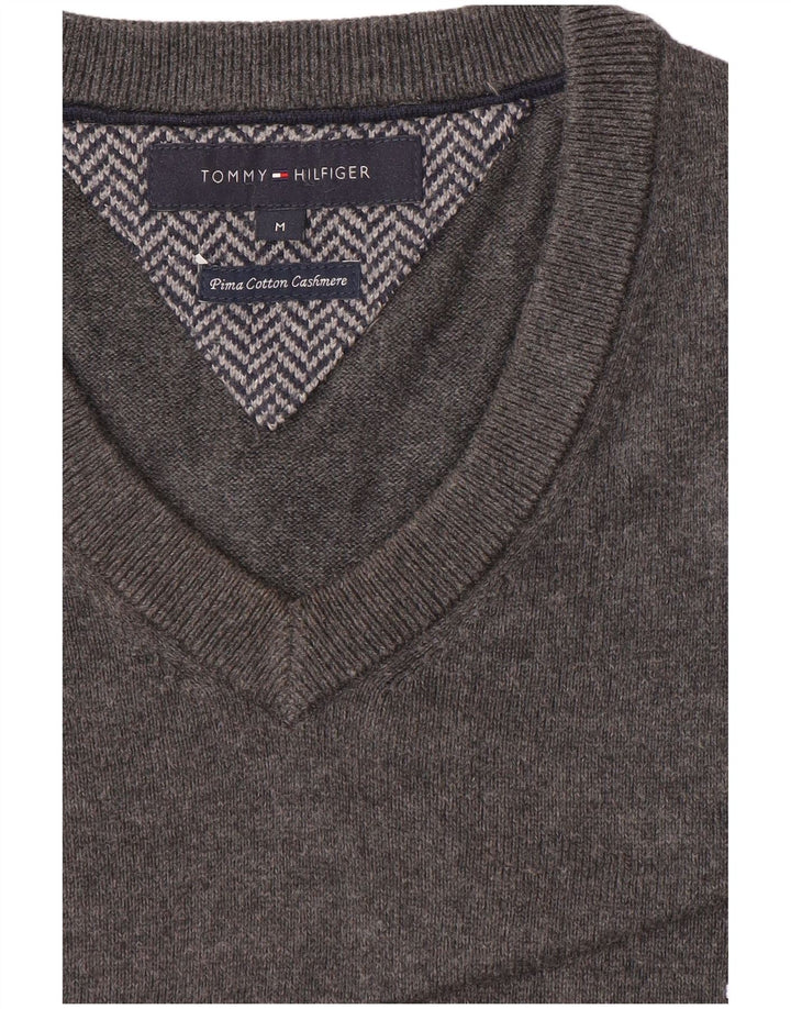 Tommy Hilfiger Mens Vest Tank Top Medium Grey Cotton