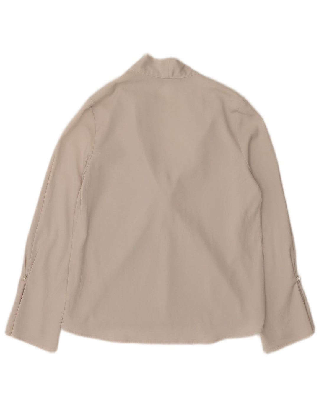 Zara Womens Long Sleeve Oversized Blouse Top UK 6 XS White